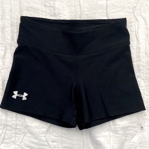 Size extra small women’s under armor spandex.